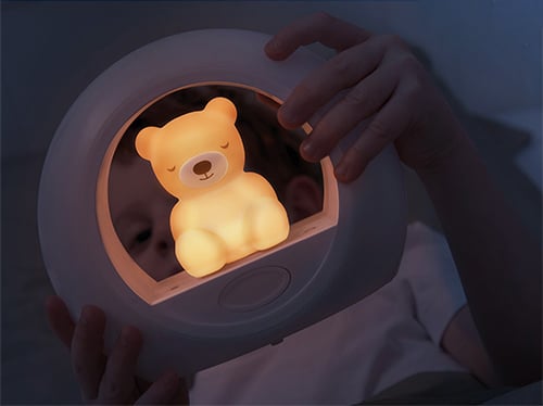Billy the Bear nattlampe, ocher