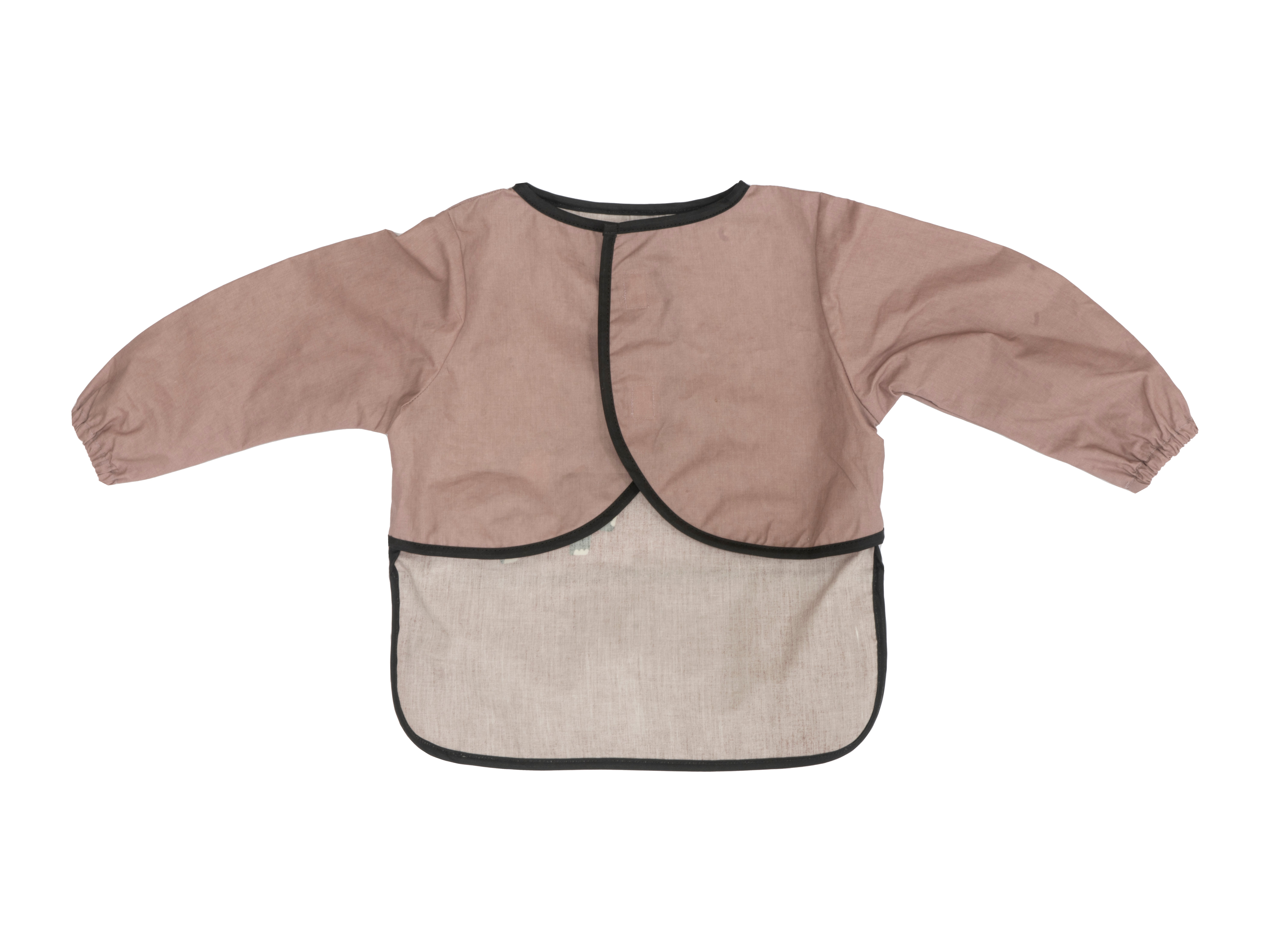 Langermet smekke med lomme, pink