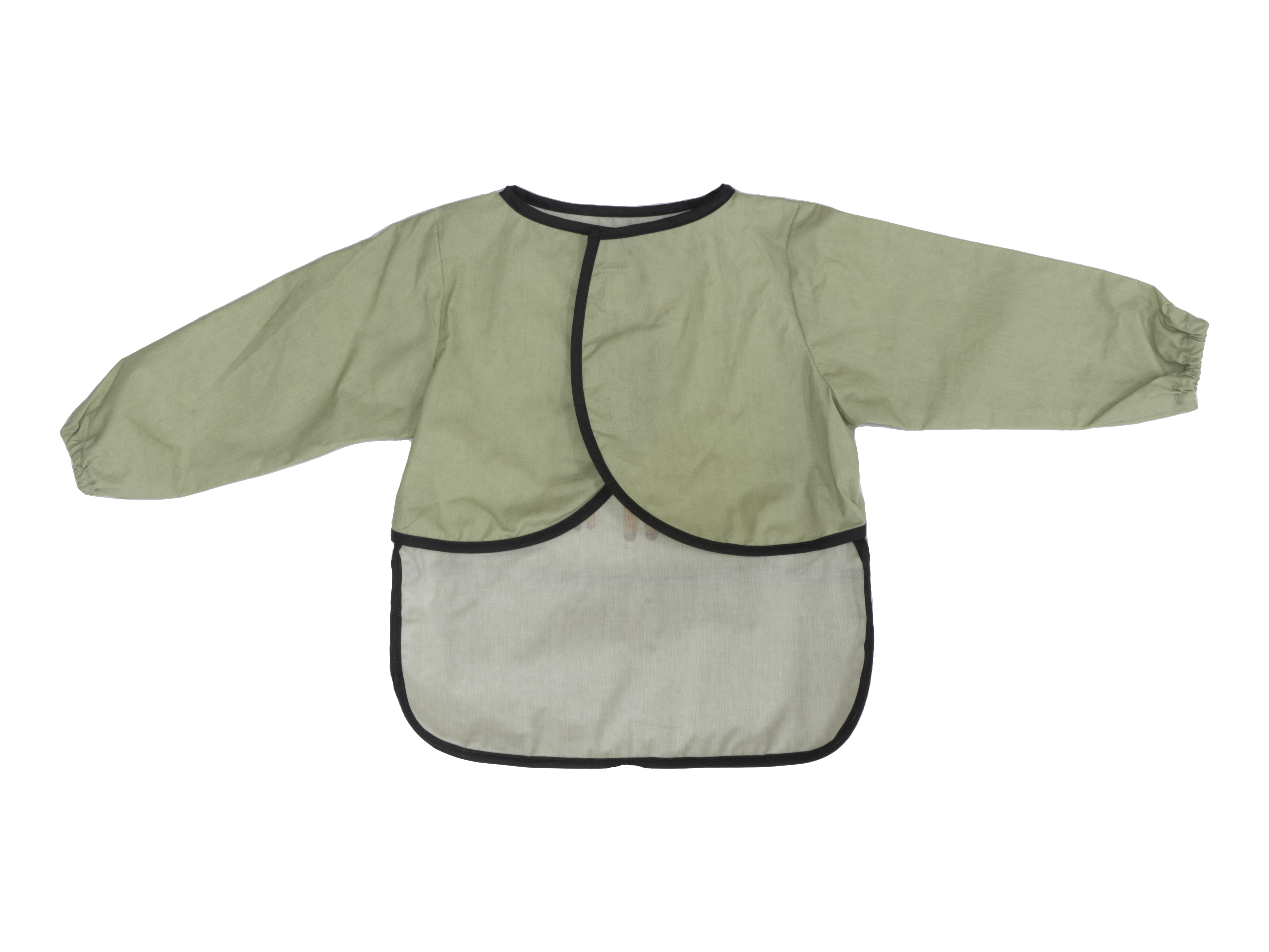 Langermet smekke med lomme, green