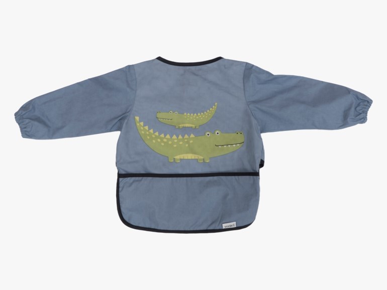 Leah Smekke – Langermet smekke med lomme Blå - undefined - 1