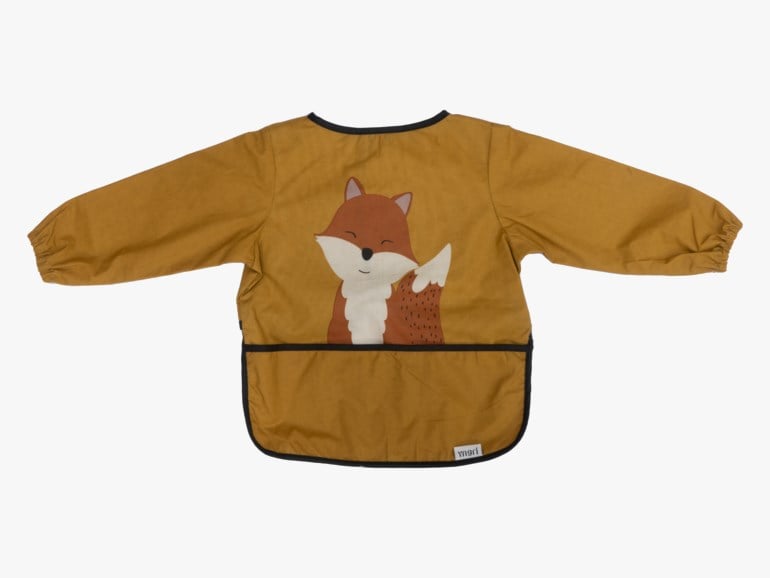 Leah Smekke – Langermet smekke med lomme Gul - 11031020-Yellow-onesize - 1