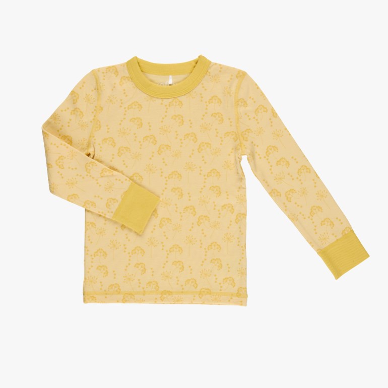 Snøfall trøye aop ull/bomull Gul - undefined - 1