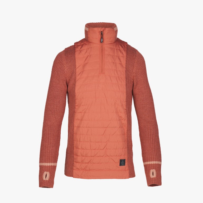 JR ull half-zip Rød - undefined - 1