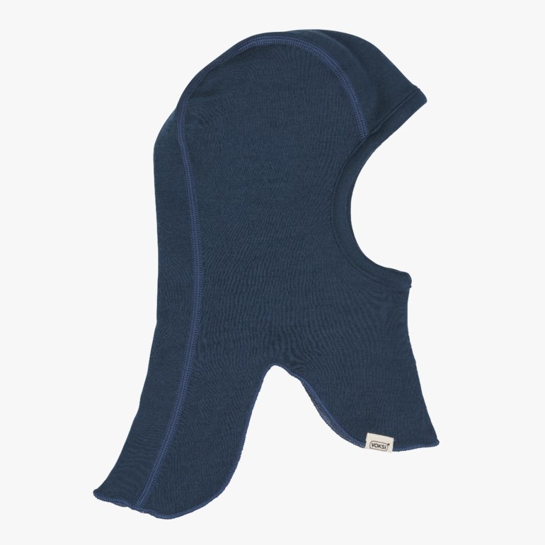 Balaclava i ull, poppyblue Blå - undefined - 1