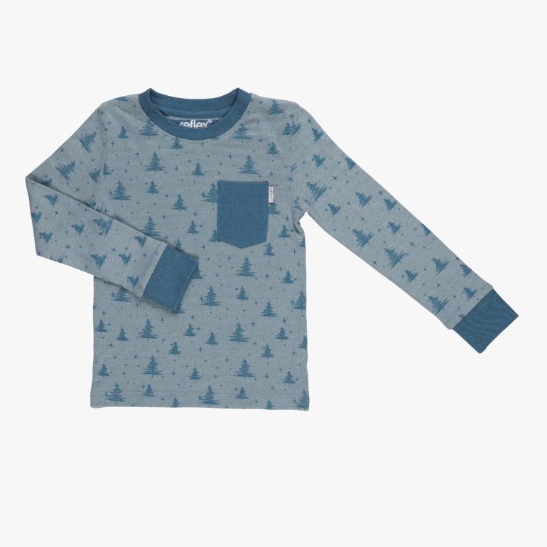 Lillekort 2-delt pysjamas, cloudblue Blå - 11032440-cloudblue-86-92cm - 1