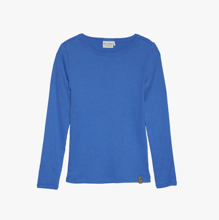Ribb genser Blå - undefined - 1
