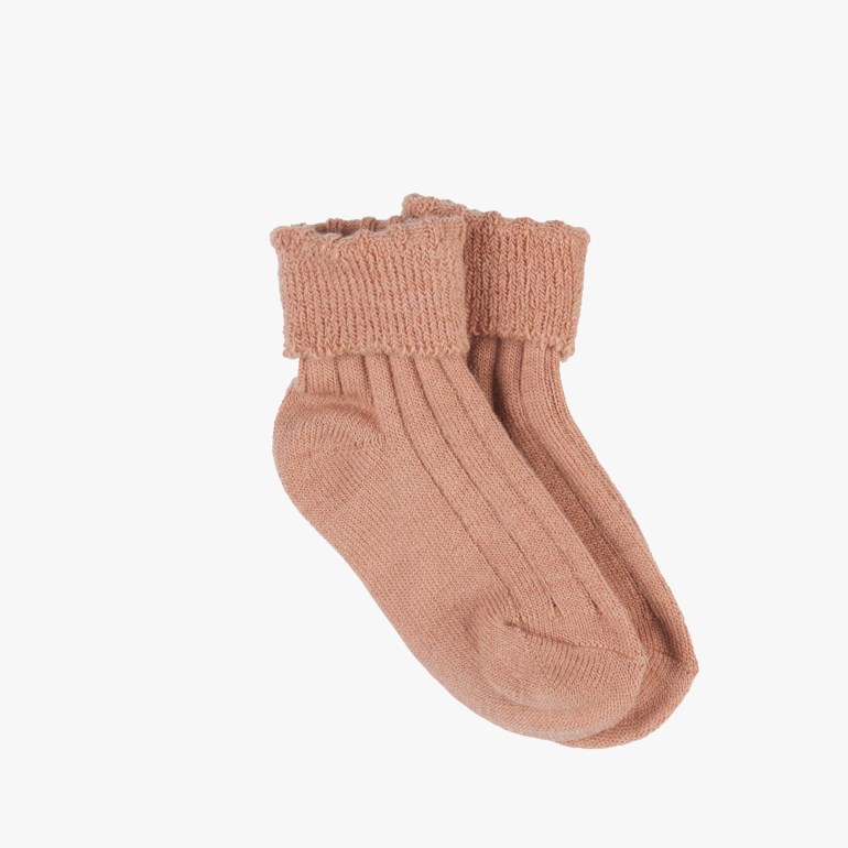 Kikut baby ullsokk 2pk Brun - undefined - 1