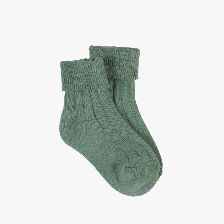 Kikut baby ullsokk 2pk Grønn - undefined - 1