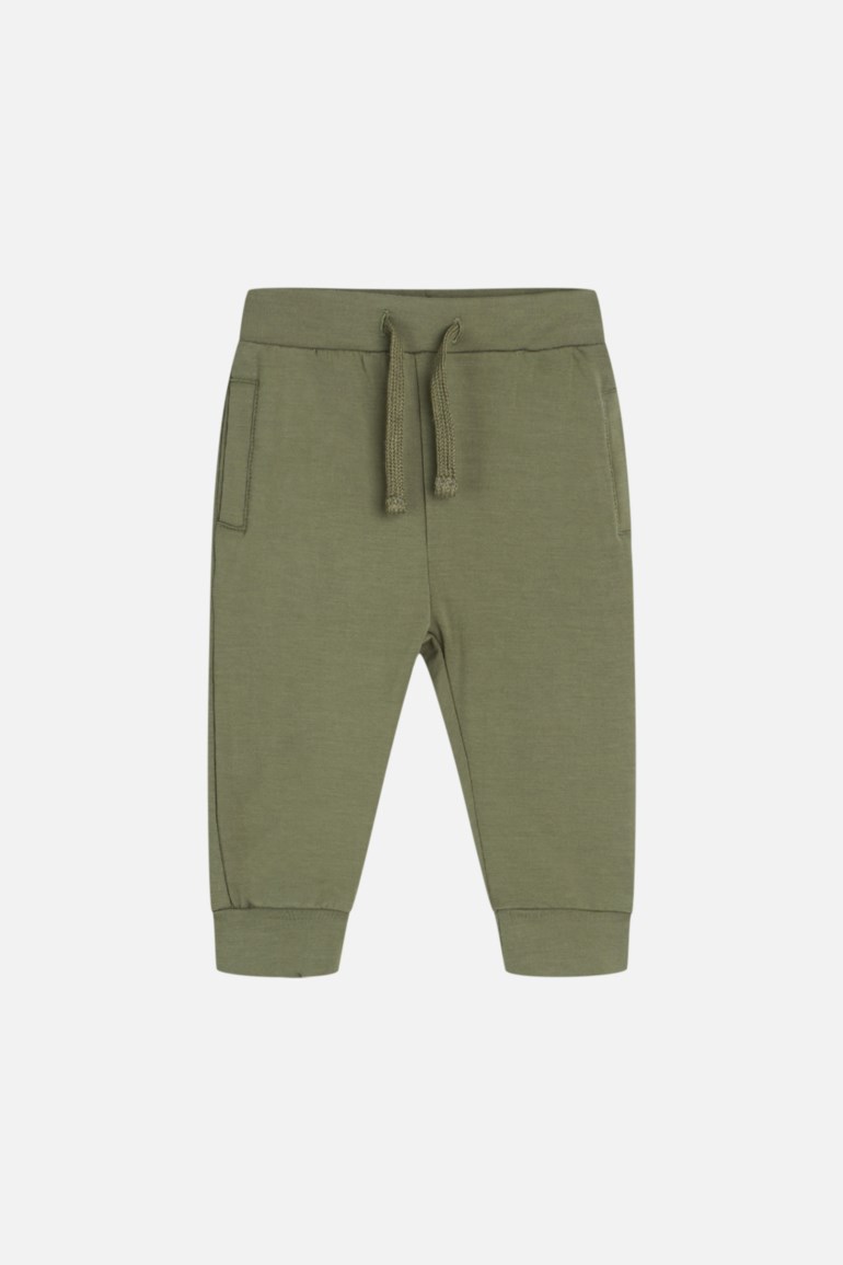 Gutti joggebukse bambus Grønn - undefined - 1