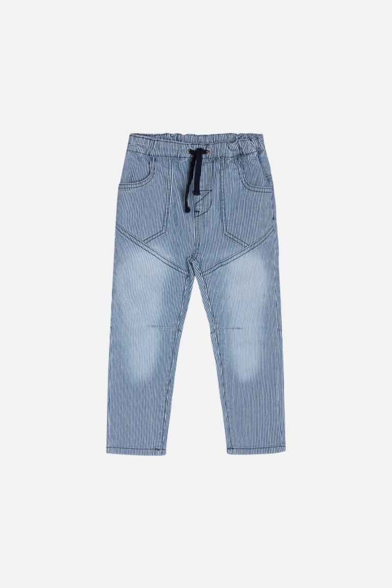 Junior jeans, stripes Blå - 11032634-Stripes-62cm - 1