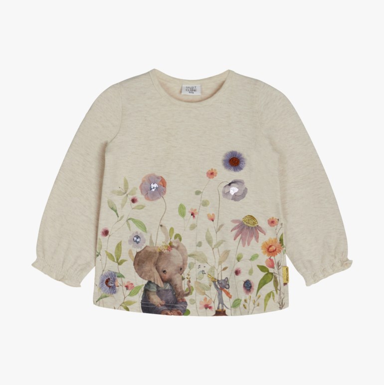 Ammy genser, whispermelange Beige - 11032641-WhispMelan-92cm - 1