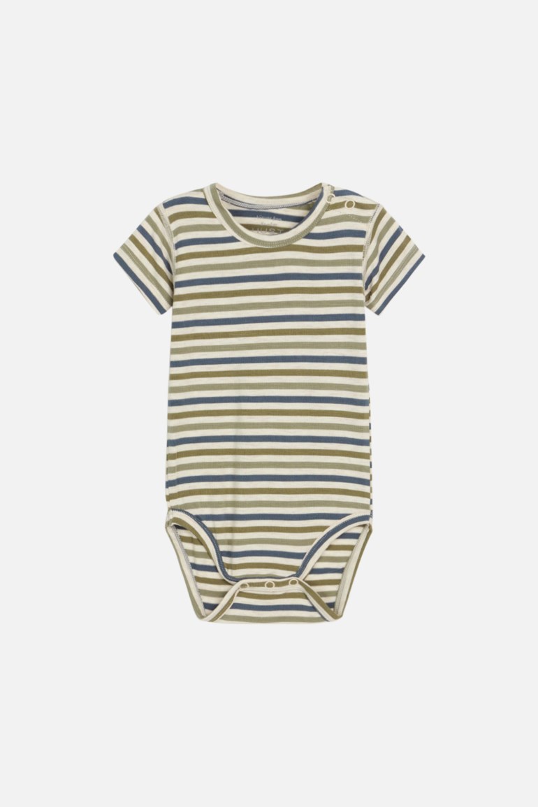 Bue kortermet bambusbody Grønn - undefined - 1