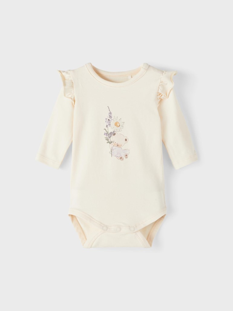 Bascha langermet body Hvit - undefined - 1