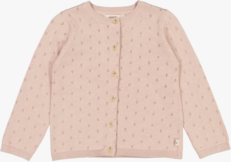Maia strikket cardigan, palelilac Lilla - 11032931-Pale lilac-98cm - 1