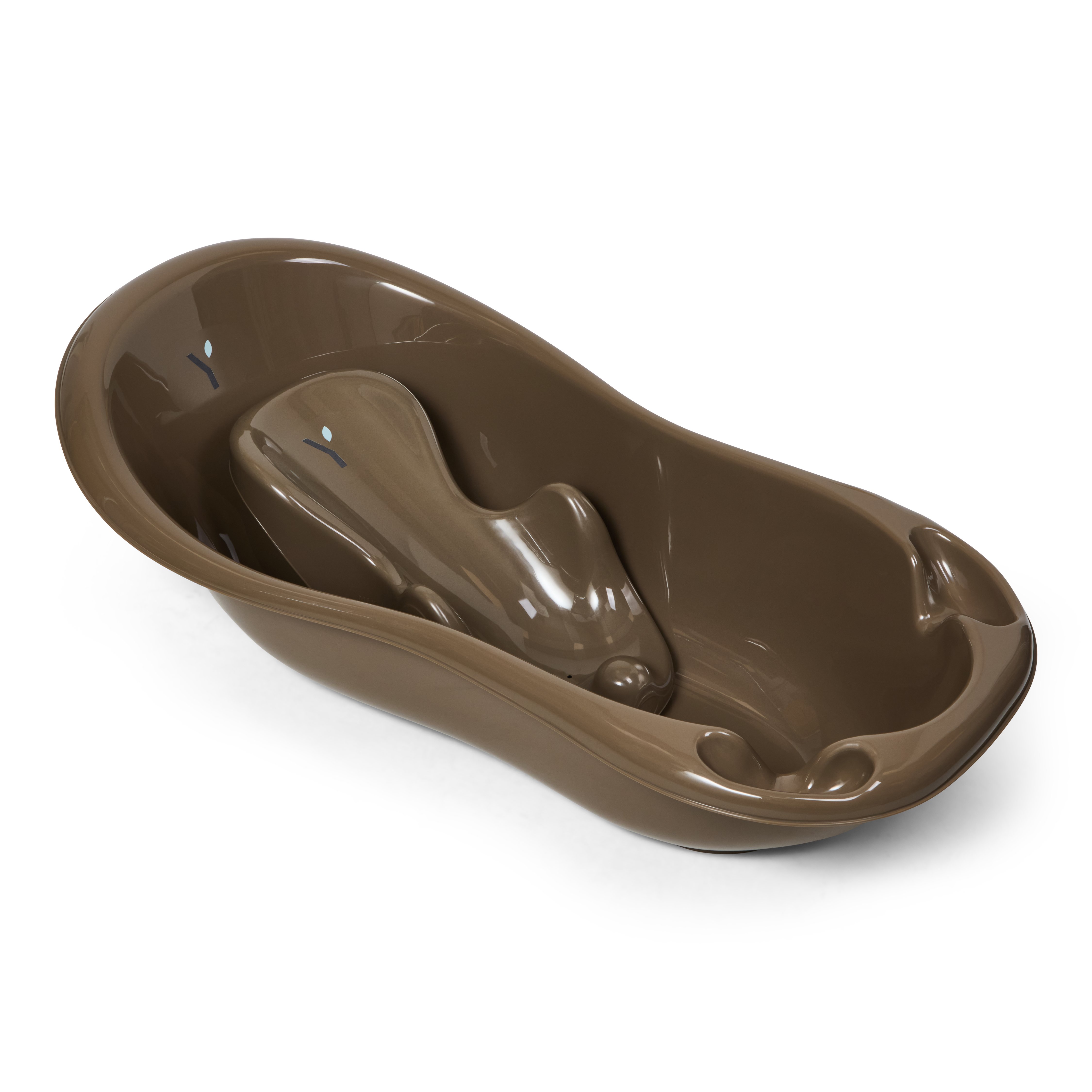 Nyfødtstøtte til badebalje, walnut