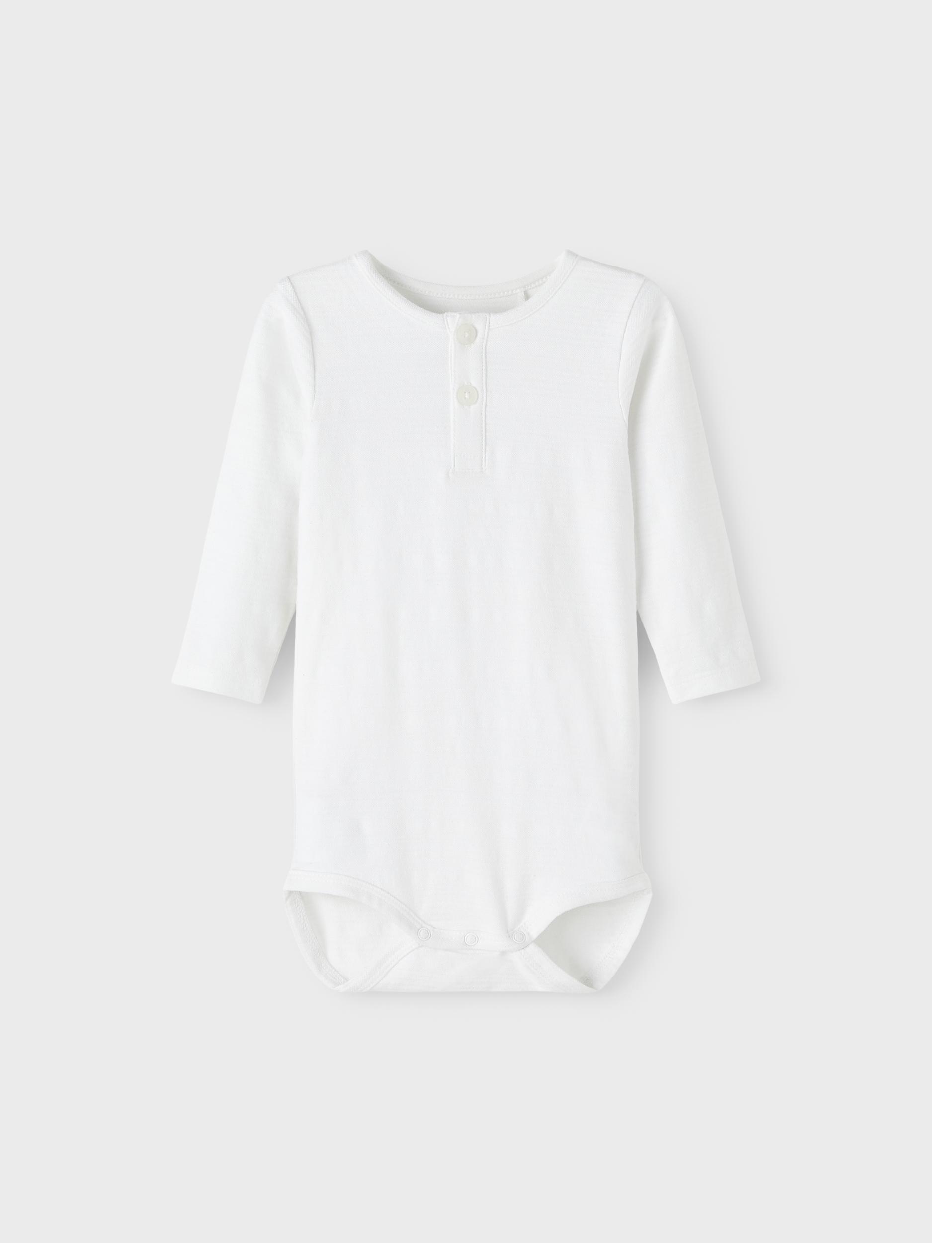Furmon langermet body, brightwhite | Barnashus.no