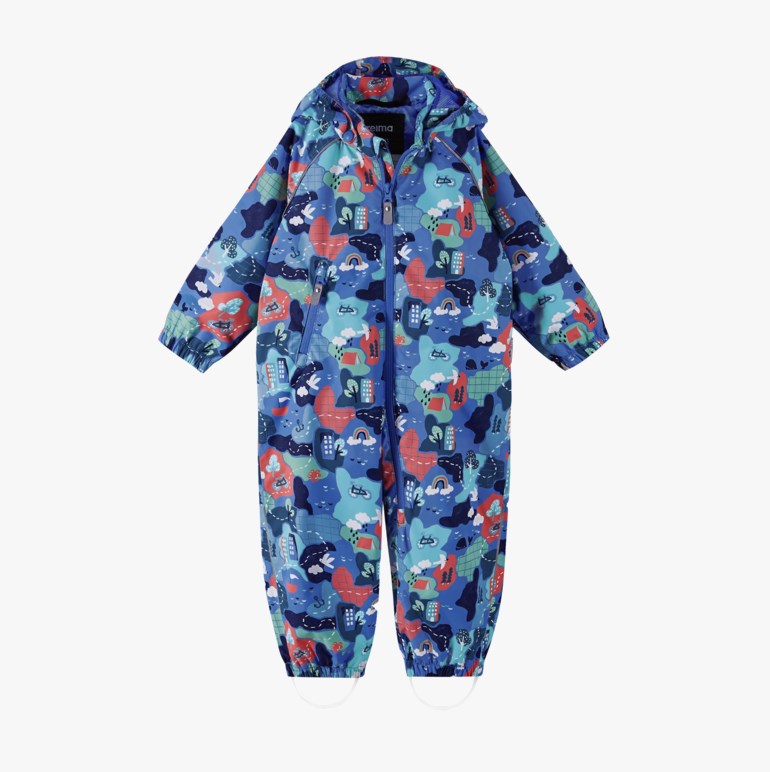 Toppila Reimatec dress, blue Blå - 11033206-Blue-80cm - 1