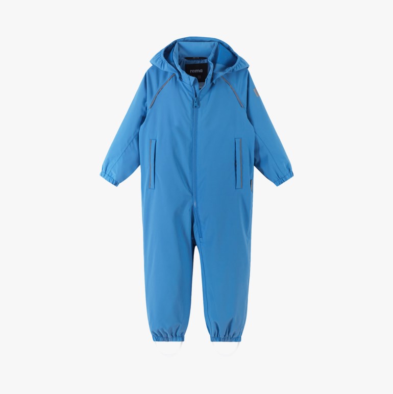 Bennas Reimatec dress, blue Blå - 11033215-Blue-80cm - 1