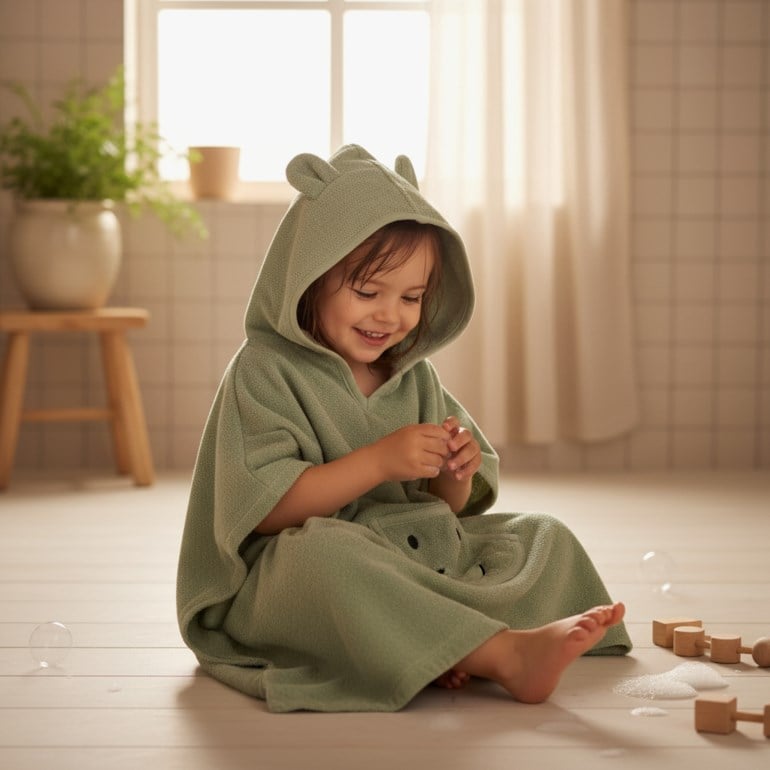 Zoey badeponcho Grønn - 11035097-Green-One Size - 1