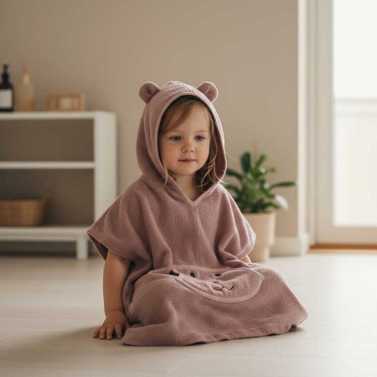 Zoey badeponcho Rosa - 11035097-Pink-One Size - 1
