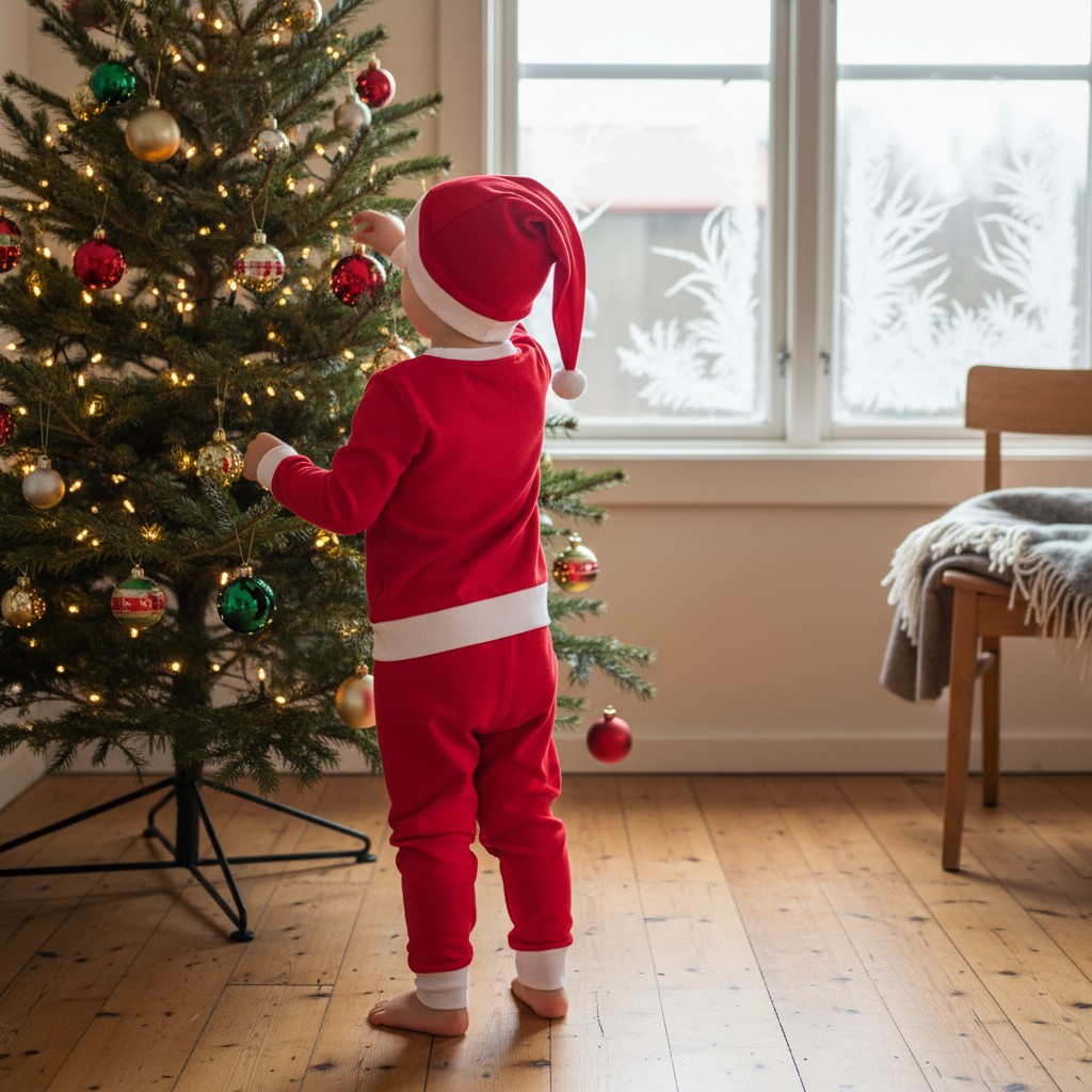 Nissedrakt barn Rød - 11035186-Red-98-104 cm - 1