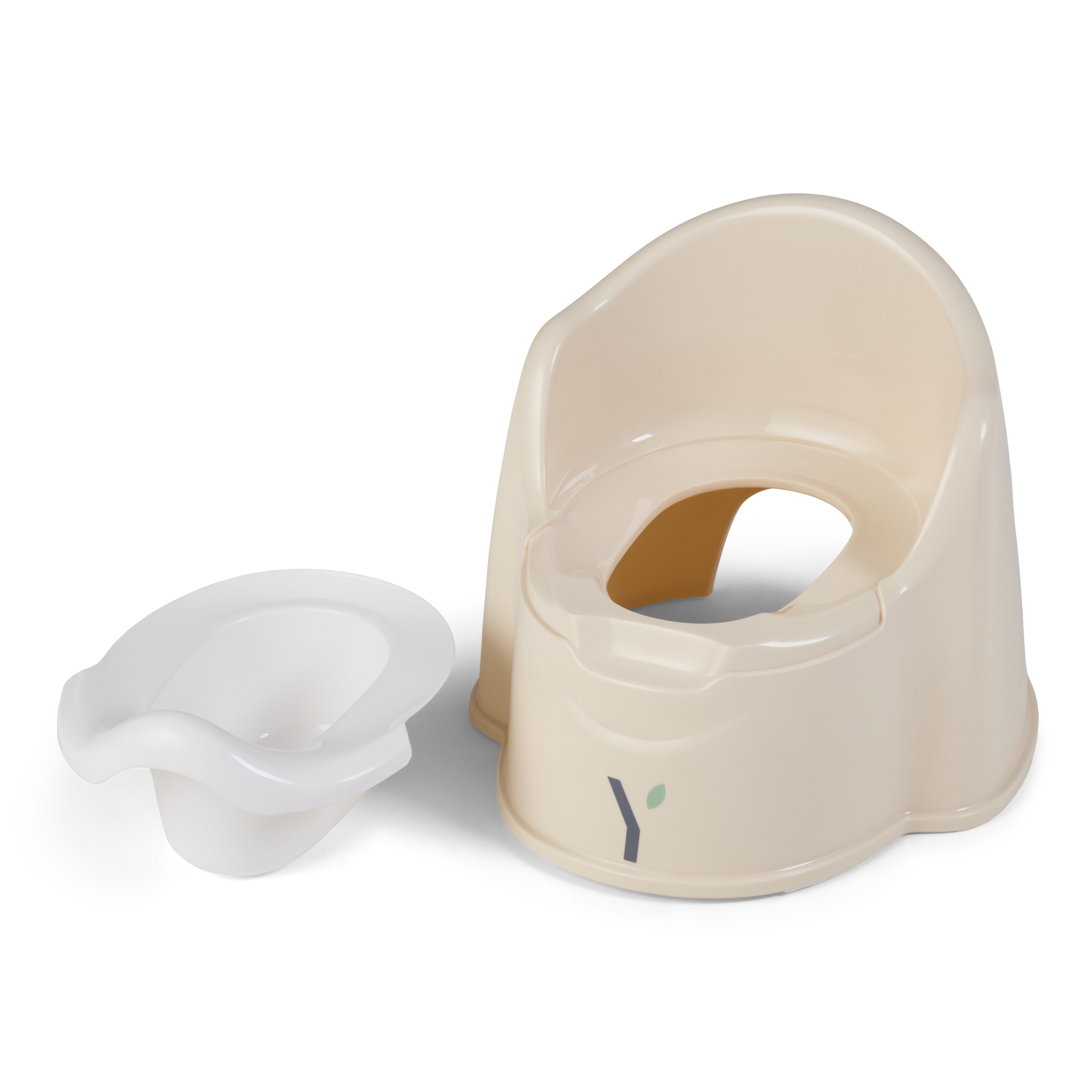 Pottestol, offwhite