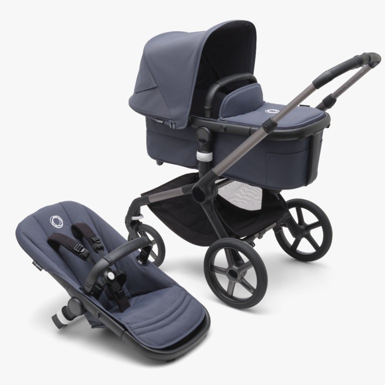 Bugaboo Fox 5 duovogn Blå - undefined - 1