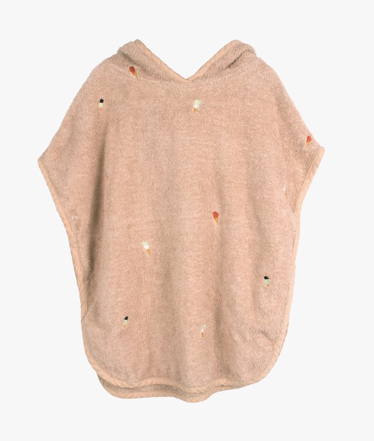 Strandponcho, frappe Beige - 11035302-Frappe-1year - 1