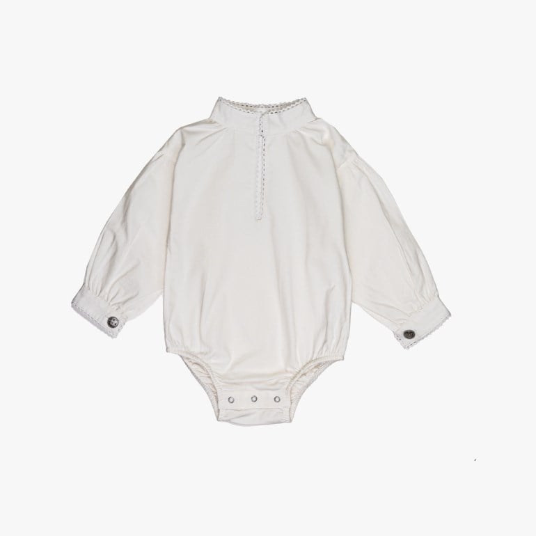 Maihaugen body til festdrakt Hvit - 11035543-White-62cm - 1