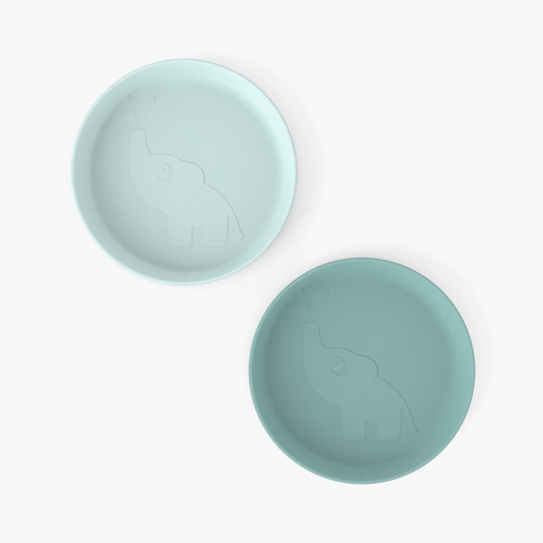 Kiddish tallerken 2-pk Blå - undefined - 1