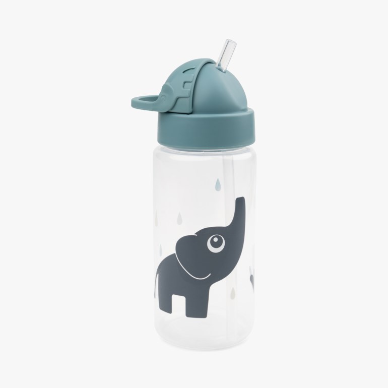 Flaske med sugerør Blå - 11035789-Blue-350ml - 1