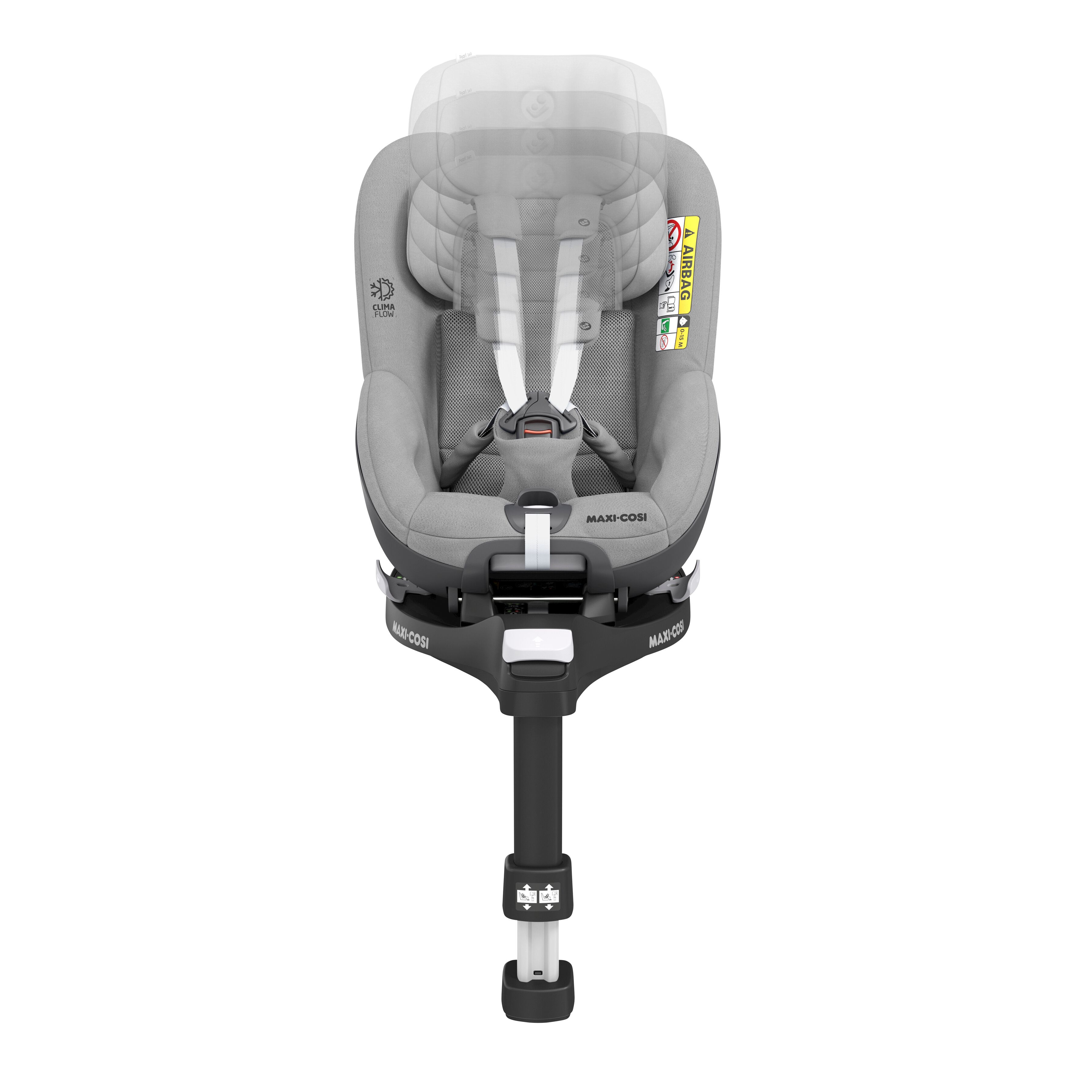 Pearl 360 Pro bilstol, authenticgrey