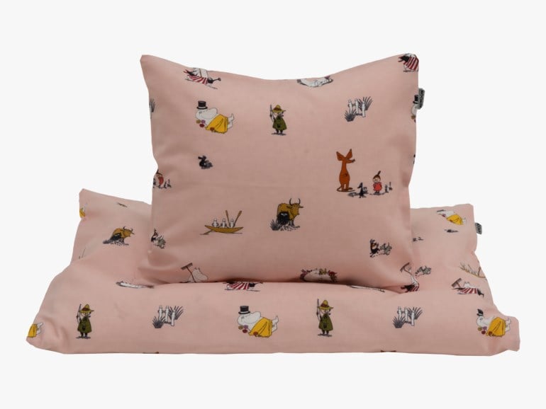 Sengesett moomin Rosa - 11036079-Pink-65x80cm - 1