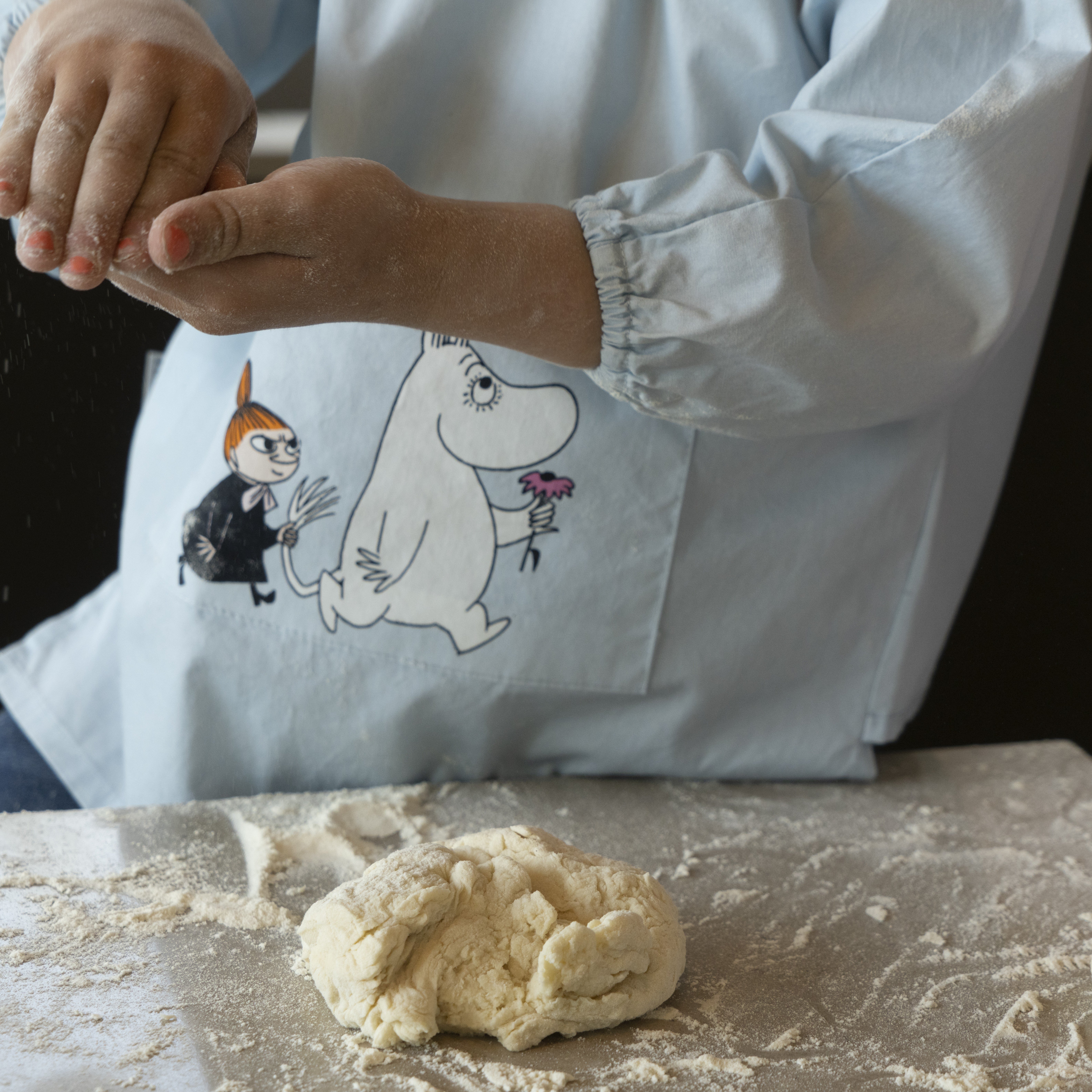 Moomin smekke med ermer, blue