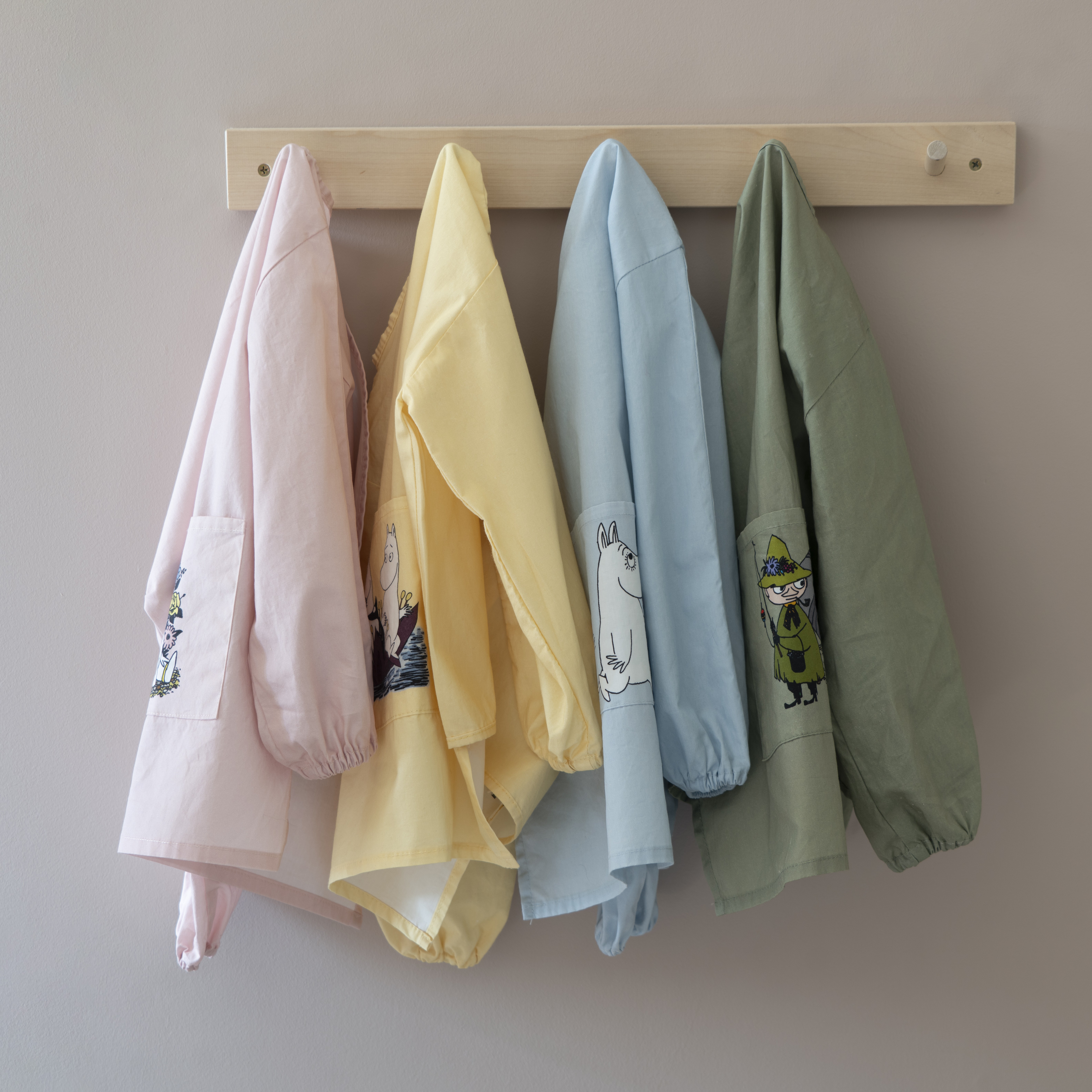 Moomin smekke med ermer, yellow