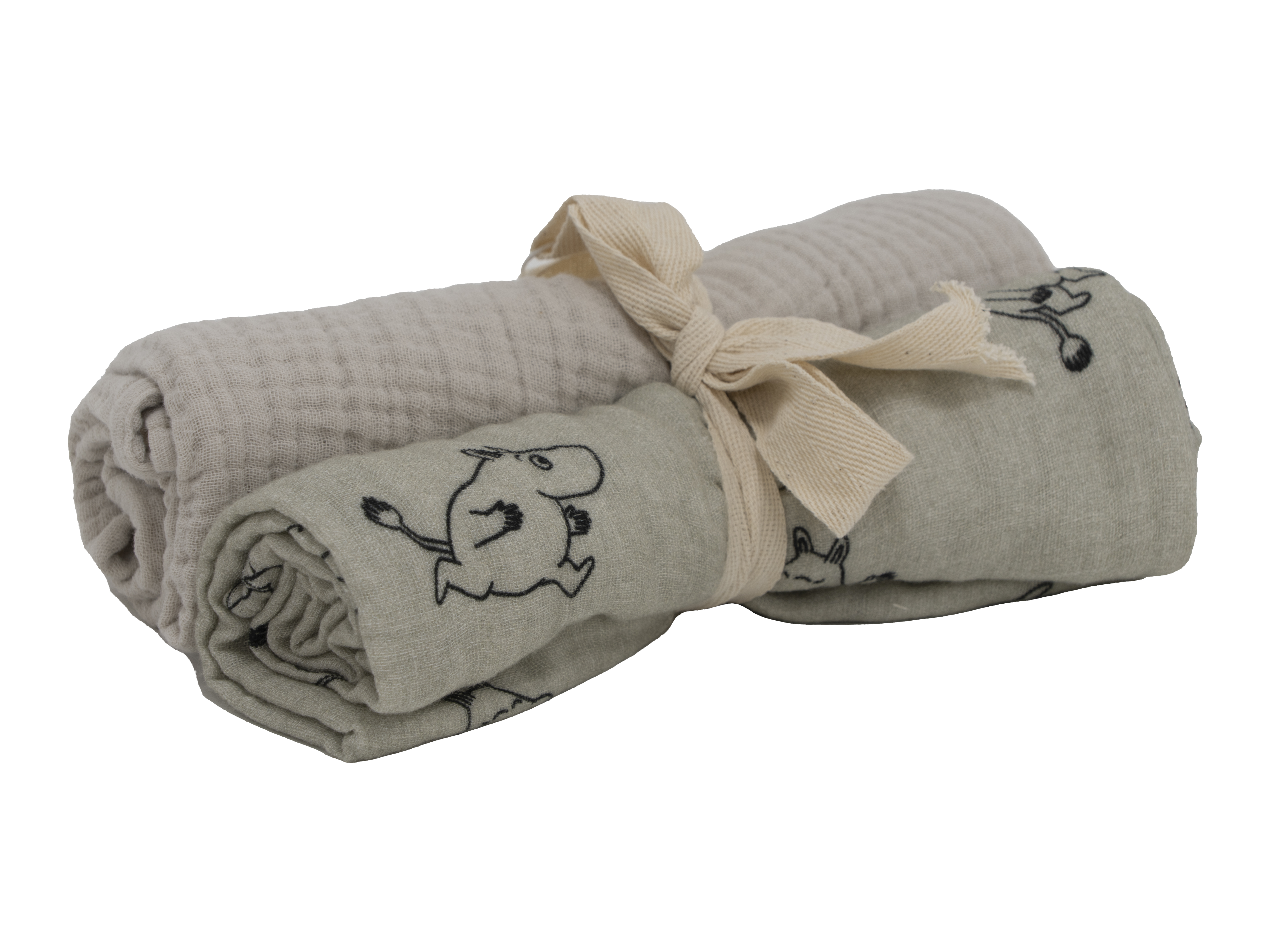 Muselin klut 2pk Beige - undefined - 1