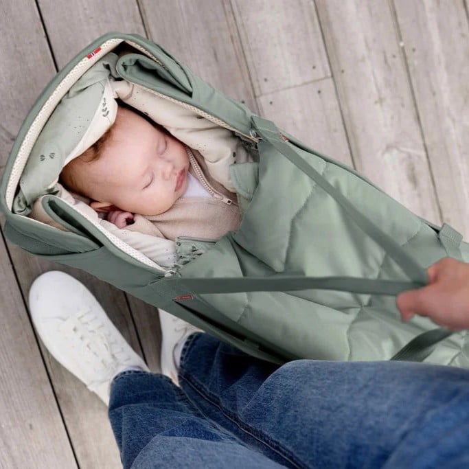 Voksi Carry Me bærebag, meadowgreen, leaf