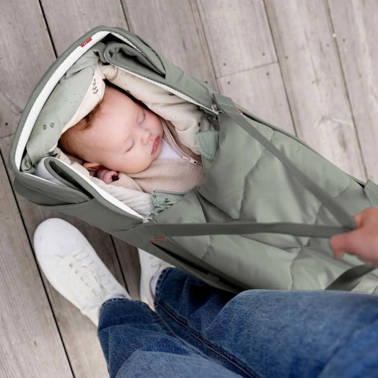 Voksi Carry Me bærebag Grønn - 11036251-MeadowGr-Cream - 1