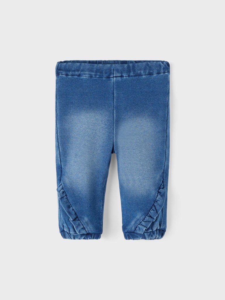 Bella baggy jeans, mediumbluedenim Blå - 11036287-MedBlueDen-50cm - 1