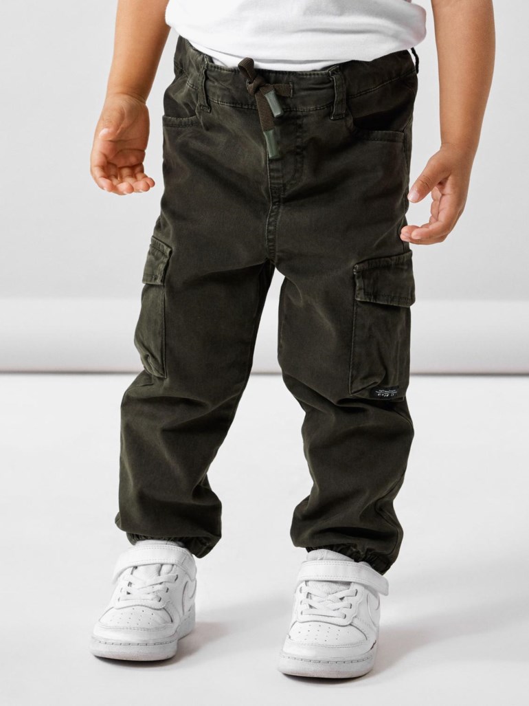 Name It Ben cargobukse Grønn - 11036292-rosin-86cm - 1