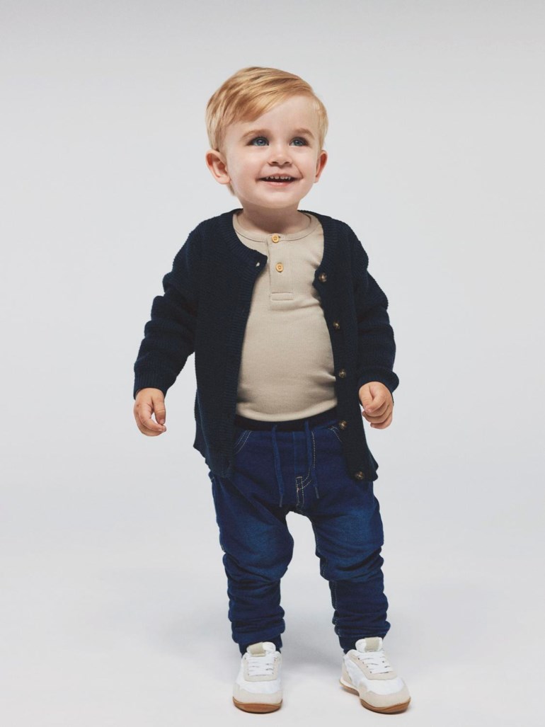 Name It Ben baggy fit jeans Blå - 11036295-DarkBlueDe-50cm - 1