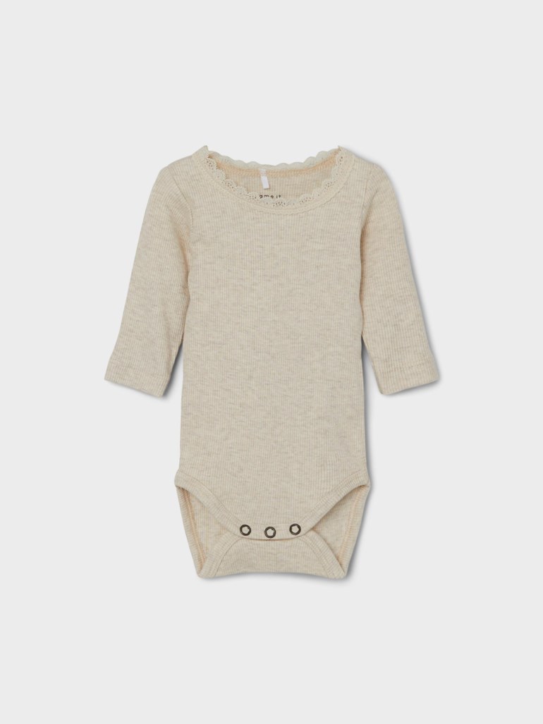 Kab langermet body, peyotemelange Beige - 11036298-PeyoteMela-92cm - 1