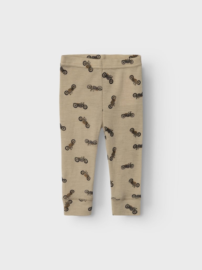 Wang ull leggings, whitepepper Beige - 11036349-whitepepp-50cm - 1