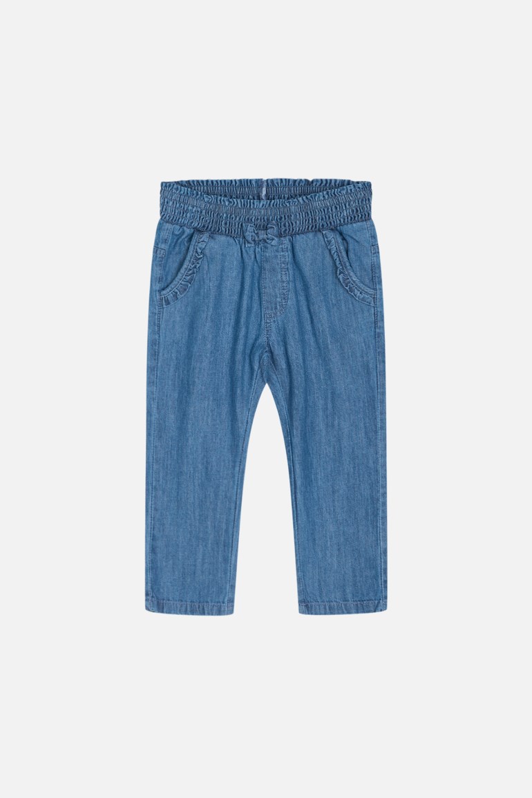 Jeans med sløyfe Marine - undefined - 1