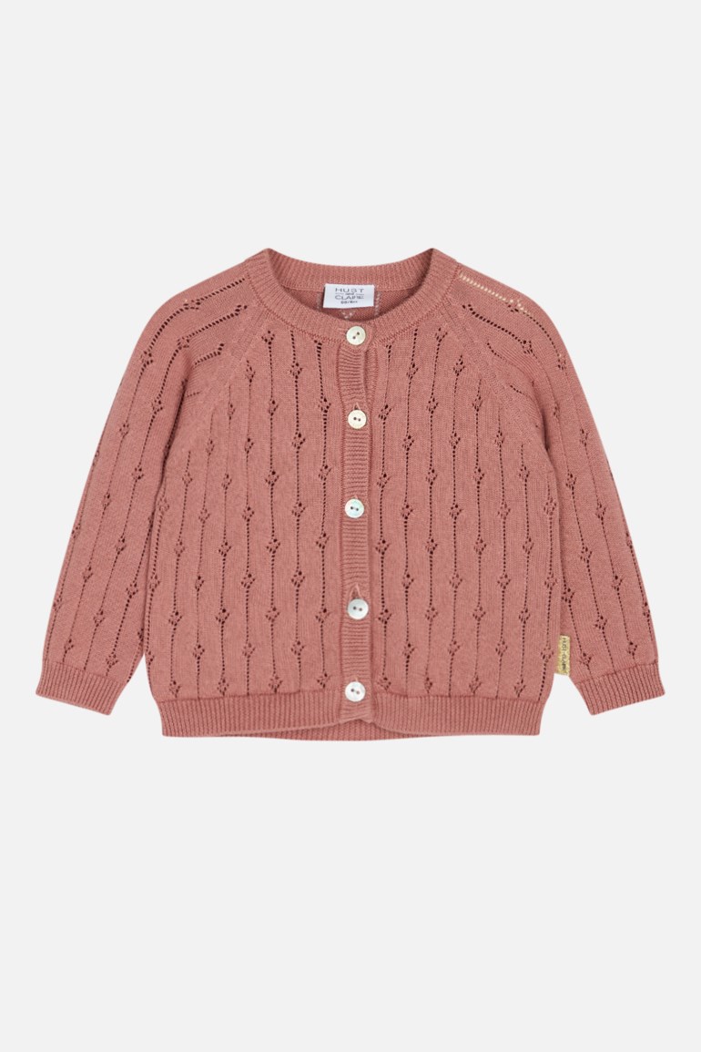 Cleo cardigan, ashrose Rosa - 11036929-ashrose-62 cm - 1
