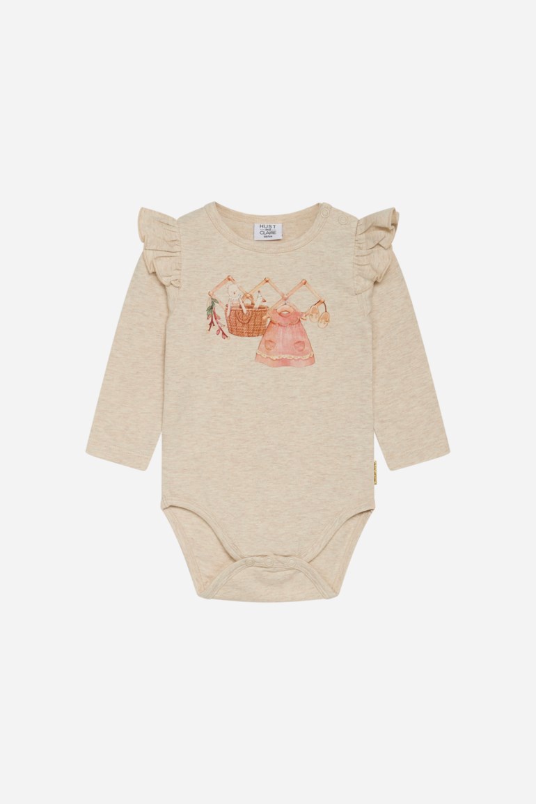 Bri body, wheatmelange Beige - 11036981-WheatMelan-68 cm - 1
