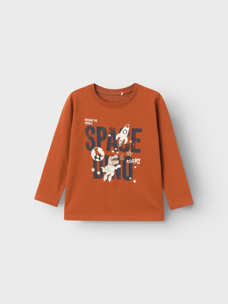 Niels langermet genser, bombaybrown Oransje - 11037016-Bombaybrow-86cm - 1
