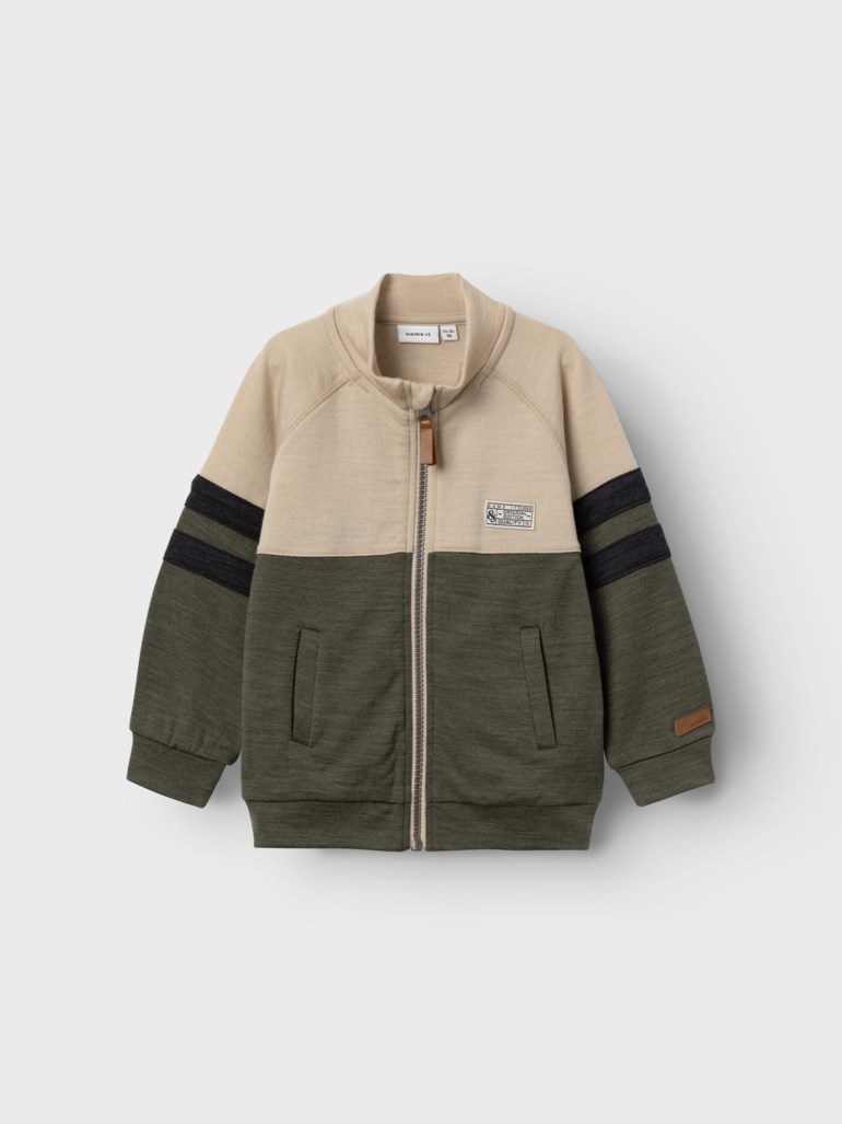 Wesso cardigan i ull, beetle Grønn - 11037033-Beetle-86cm - 1