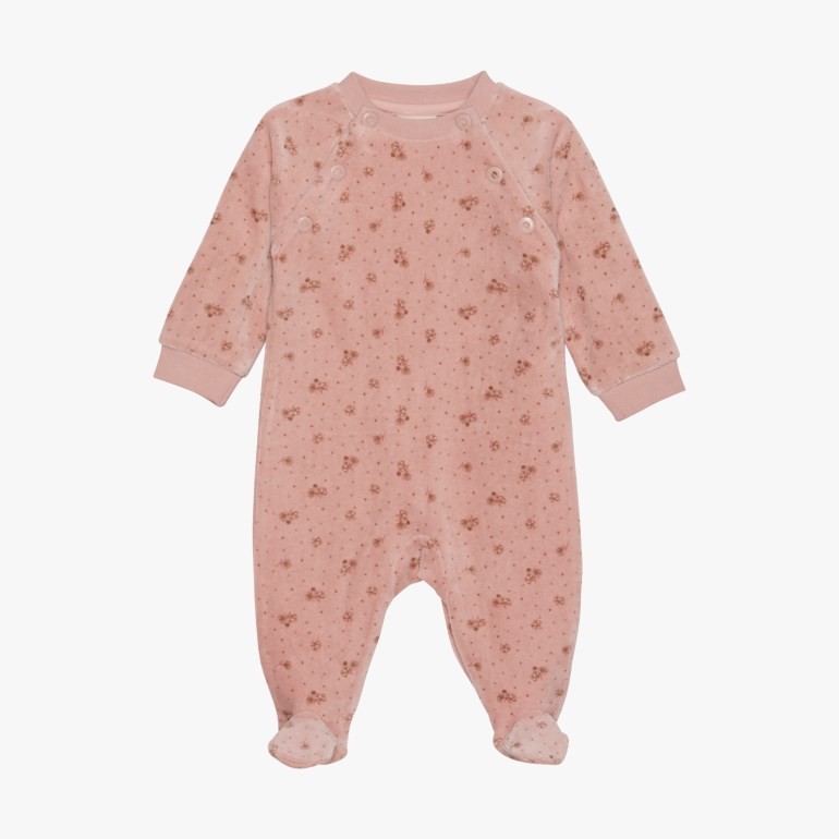 Heldress i velour, mistyrose Rosa - 11037075-Misty rose-50cm - 1
