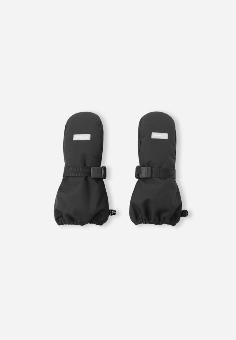 Reimatec mittens Ote, black Sort - 11037249-Black-1-2 år - 1